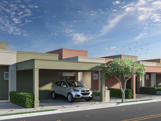 Fachada Imagem sobre Fachada do empreendimento Raizes Impperial