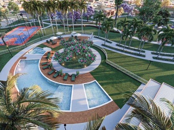 Área de lazer Imagem sobre Área de lazer do empreendimento Raizes Impperial